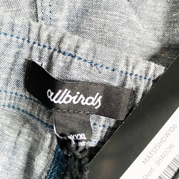 All Birds Tree BD Short Shadow Hemp Blend CAsual Shorts XXXL - Picture 6 of 10